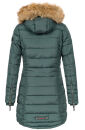 Navahoo Damen Winter Jacke Steppjacke warm gefüttert B374 Forest Green Größe XS - Gr. 34