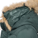 Navahoo Damen Winter Jacke Steppjacke warm gefüttert B374 Forest Green Größe XS - Gr. 34