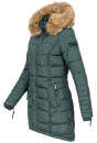 Navahoo Damen Winter Jacke Steppjacke warm gefüttert B374 Forest Green Größe S - Gr. 36