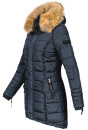 Navahoo Damen Winter Jacke Steppjacke warm gefüttert B374 Navy Größe XL - Gr. 42