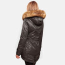 Navahoo warme Damen Winter Jacke mit Teddyfell B399 Anthrazit Größe XL - Gr. 42