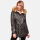 Navahoo warme Damen Winter Jacke mit Teddyfell B399 Anthrazit Größe XL - Gr. 42