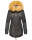 Navahoo warme Damen Winter Jacke mit Teddyfell B399 Anthrazit Größe XXL - Gr. 44