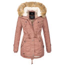 Navahoo warme Damen Winter Jacke mit Teddyfell B399 Terakotta Größe XS - Gr. 34