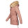 Navahoo warme Damen Winter Jacke mit Teddyfell B399 Terakotta Größe XS - Gr. 34