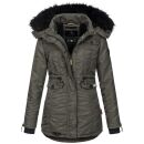 Navahoo Schätzchen Damen Winter Jacke mit Teddyfell...