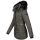 Navahoo Schätzchen Damen Winter Jacke mit Teddyfell und Kunstfell B615 Anthrazit Größe XXL - Gr. 44