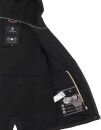 Marikoo Zimtzicke Damen Outdoor Softshell Jacke lang  B614 Schwarz Größe XXXL - Gr. 46