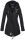 Marikoo Zimtzicke Damen Outdoor Softshell Jacke lang  B614 Schwarz Größe XXXL - Gr. 46