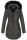 Marikoo warme Damen Winter Jacke Stepp Mantel lang B401 Anthrazit Größe M - Gr. 38