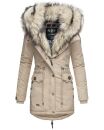 Navahoo 2in1 Damen Winter Jacke Parka warm mit Kunstfell...