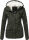 Marikoo Manolya Damen Winter Jacke Parka mit Teddyfell B376 Anthrazit Größe XS - Gr. 34