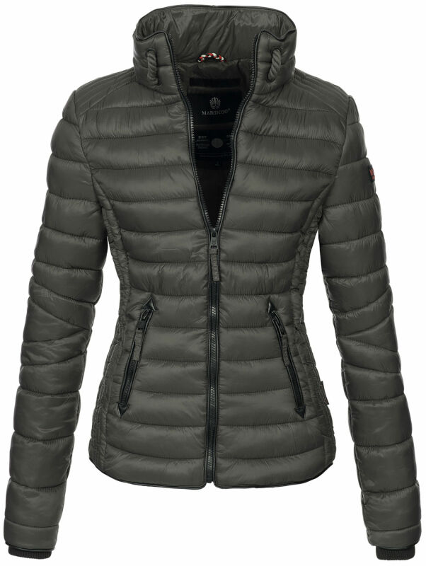 Marikoo Lola leichte Damen Steppjacke B405 Anthrazit Größe XS - Gr. 34