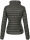 Marikoo Lola leichte Damen Steppjacke B405 Anthrazit Größe XS - Gr. 34