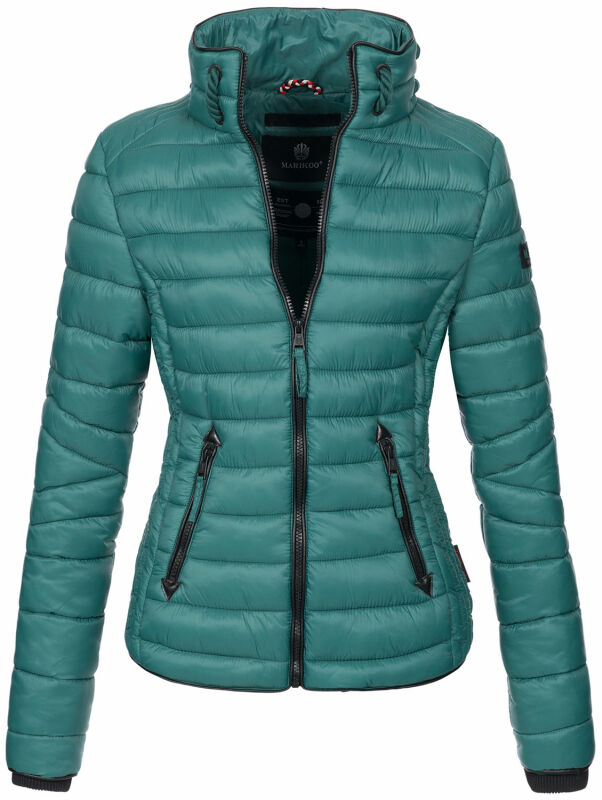 Marikoo Lola leichte Damen Steppjacke B405 Ocean Green Größe XS - Gr. 34