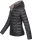 Marikoo Lucy Damen Steppjacke Übergangsjacke B651 Schwarz Größe XS - Gr. 34