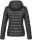 Marikoo Lucy Damen Steppjacke Übergangsjacke B651 Schwarz Größe XS - Gr. 34