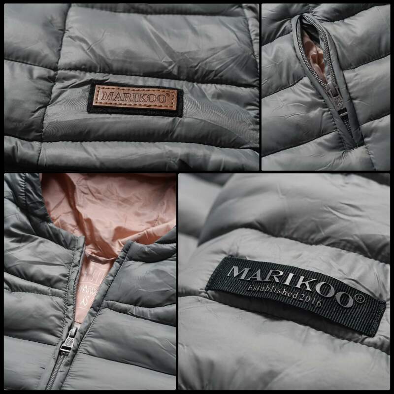 Marikoo Lucy Damen Steppjacke Übergangsjacke B651 Schwarz Größe S - G,  54,90 €