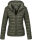 Marikoo Lucy Damen Steppjacke Übergangsjacke B651 Grün  Größe XS - Gr. 34