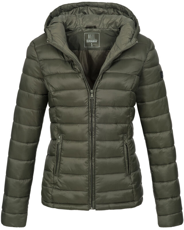 Marikoo Lucy Damen Steppjacke Übergangsjacke B651 Grün  Größe L - Gr. 40