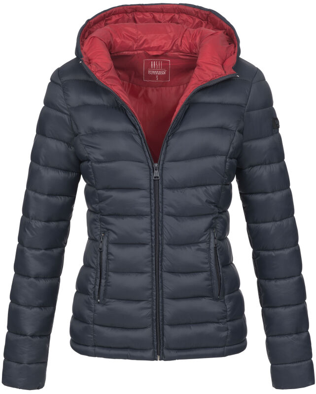 Marikoo Lucy Damen Steppjacke Übergangsjacke B651 Navy Größe XS - Gr. 34