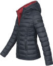 Marikoo Lucy Damen Steppjacke Übergangsjacke B651 Navy Größe XS - Gr. 34