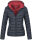 Marikoo Lucy Damen Steppjacke Übergangsjacke B651 Navy Größe XS - Gr. 34