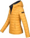 Marikoo Lucy Damen Steppjacke Übergangsjacke B651 Gelb Größe XS - Gr. 34