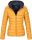 Marikoo Lucy Damen Steppjacke Übergangsjacke B651 Gelb Größe XS - Gr. 34