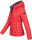 Marikoo Lucy Damen Steppjacke Übergangsjacke B651 Rot Größe XXL - Gr. 44