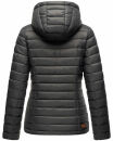 Marikoo Lucy Damen Steppjacke Übergangsjacke B651 Anthrazit Größe XS - Gr. 34