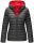 Marikoo Lucy Damen Steppjacke Übergangsjacke B651 Anthrazit Größe XS - Gr. 34