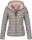 Marikoo Lucy Damen Steppjacke Übergangsjacke B651 Grau Größe XS - Gr. 34