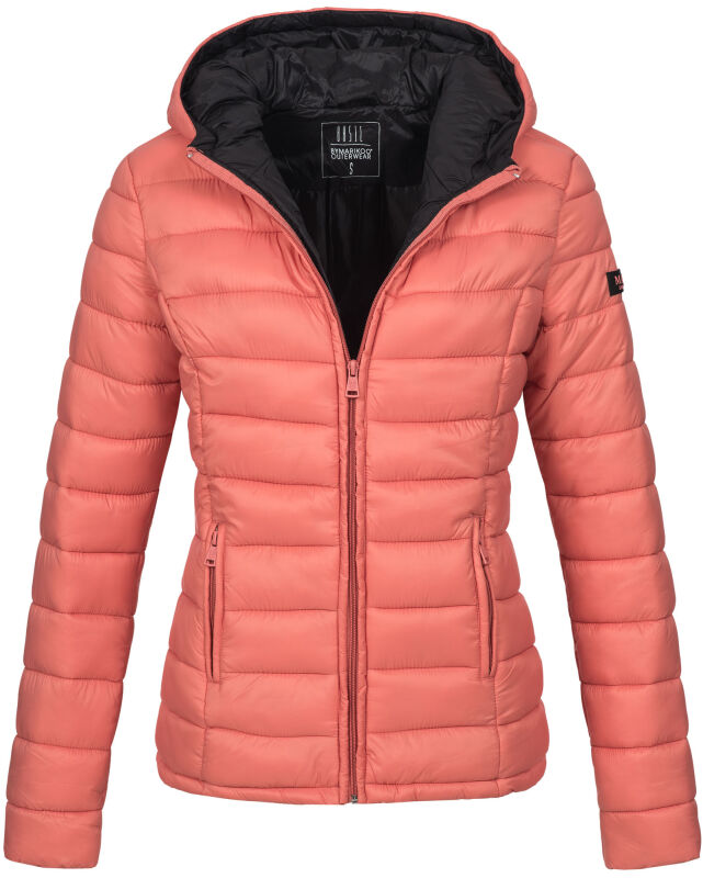 Marikoo Lucy Damen Steppjacke Übergangsjacke B651 Coral Größe XS - Gr. 34