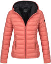 Marikoo Lucy Damen Steppjacke Übergangsjacke B651 Coral Größe XS - Gr. 34