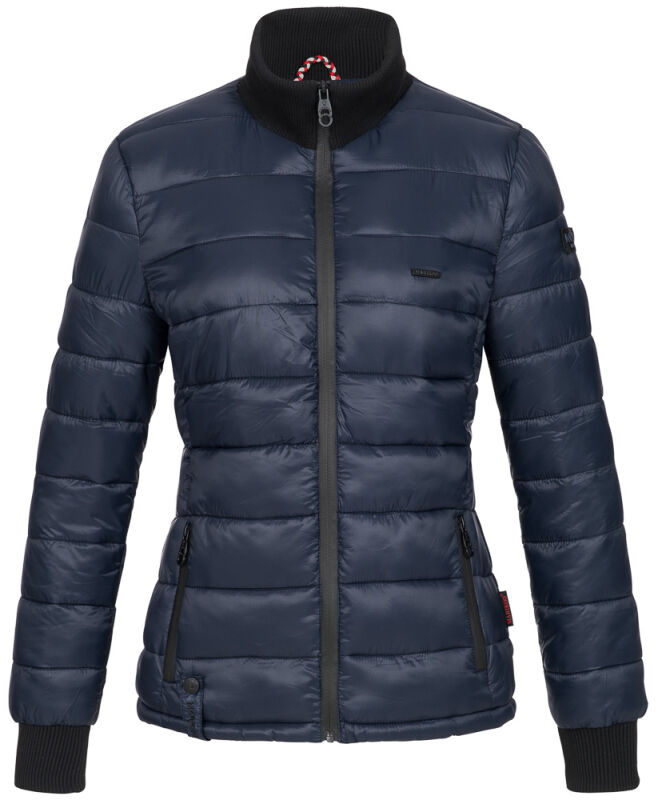 Marikoo Fiona Damen Stepp Jacke Übergangsjacke B653 Navy Größe S - Gr. 36