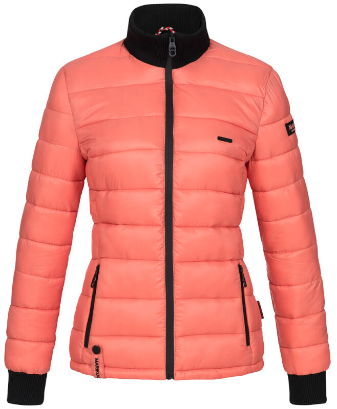Marikoo Fiona Damen Stepp Jacke Übergangsjacke B653 Coral Größe S - Gr. 36