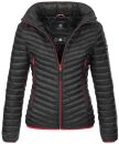 Navahoo Pari Damen leichte Übergangs-Steppjacke B654 Schwarz Größe XS - Gr. 34