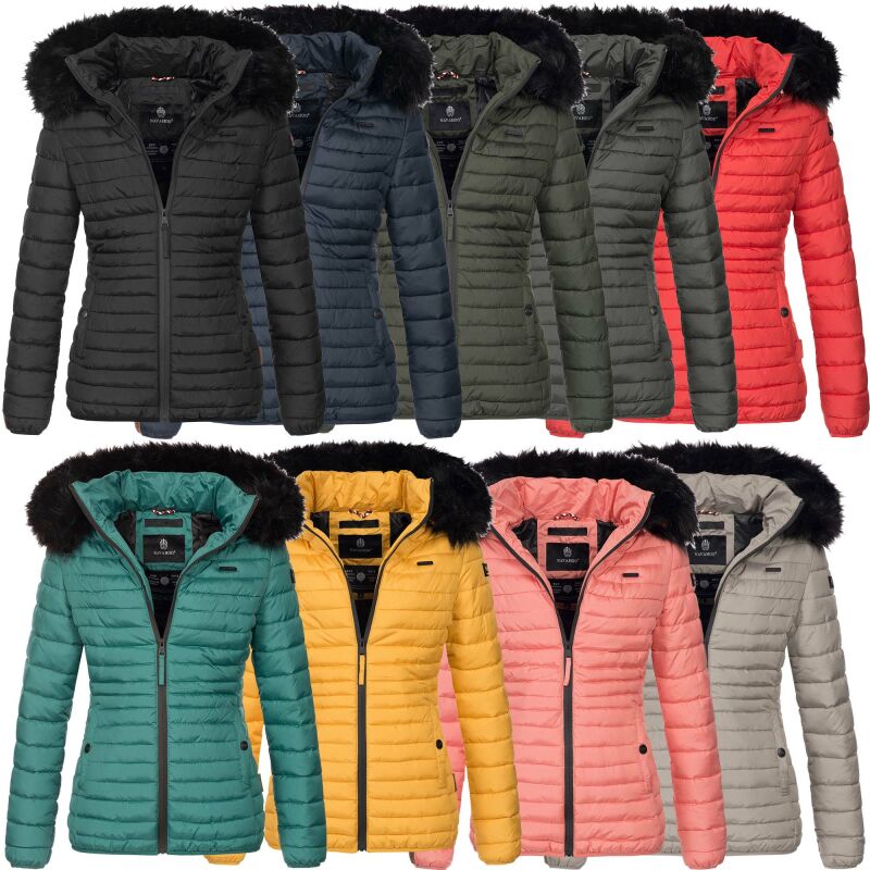 Navahoo Arana Designer Damen Winter Jacke gesteppt B655