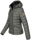 Navahoo Tabea Damen Designer Winter Stepp Jacke mit Teddyfell B656