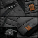 Navahoo Tabea Damen Designer Winter Stepp Jacke mit Teddyfell B656 Schwarz Größe XS - Gr. 34