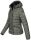 Navahoo Tabea Damen Designer Winter Stepp Jacke mit Teddyfell B656 Anthrazit Größe S - Gr. 36