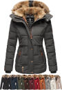 Marikoo Nekoo warm gefütterte Damen Winter Jacke mit...