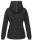 Marikoo Nekoo warm gefütterte Damen Winter Jacke mit Kunstfell B658 Schwarz Größe XS - Gr. 34