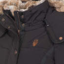 Marikoo Nekoo warm gefütterte Damen Winter Jacke mit Kunstfell B658 Schwarz Größe L - Gr. 40