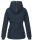 Marikoo Nekoo warm gefütterte Damen Winter Jacke mit Kunstfell B658 Navy Größe XS - Gr. 34