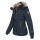 Marikoo Nekoo warm gefütterte Damen Winter Jacke mit Kunstfell B658 Navy Größe XXL - Gr. 44
