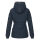 Marikoo Nekoo warm gefütterte Damen Winter Jacke mit Kunstfell B658 Navy Größe XXL - Gr. 44
