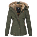 Marikoo Nekoo warm gefütterte Damen Winter Jacke mit...