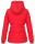 Marikoo Nekoo warm gefütterte Damen Winter Jacke mit Kunstfell B658 Rot Größe S - Gr. 36